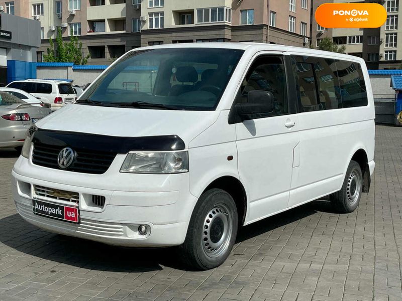 Volkswagen Transporter, 2005, Дизель, 1.9 л., 367 тис. км, Мінівен, Білий, Одеса 39210 фото