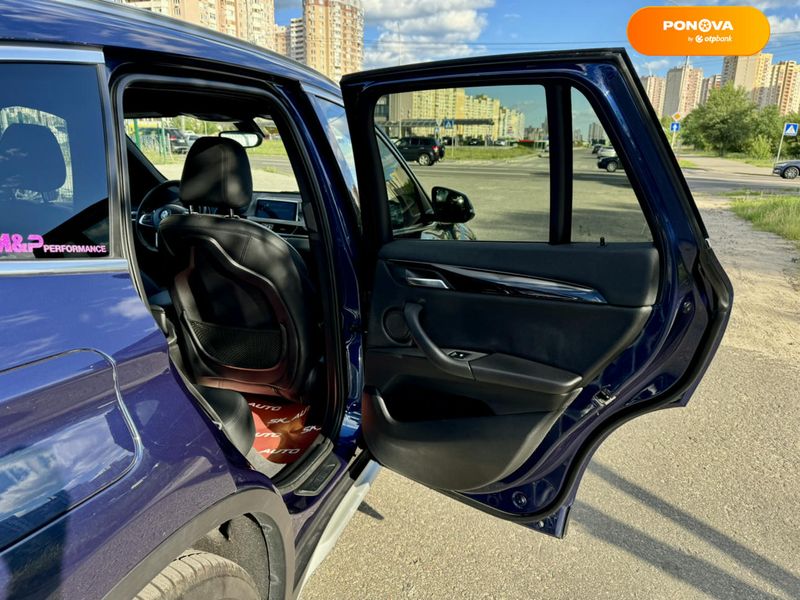 BMW X1, 2016, Бензин, 2 л., 130 тыс. км, Внедорожник / Кроссовер, Синий, Киев 111076 фото