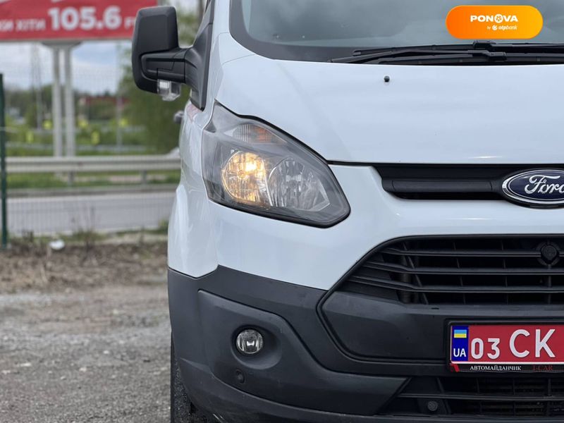 Ford Transit Custom, 2017, Дизель, 2.2 л., 258 тыс. км, Вантажний фургон, Белый, Тернополь 41115 фото