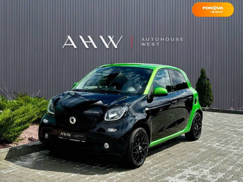 Smart Forfour, 2018, Електро, 39 тыс. км, Хетчбек, Чорный, Львов 107893 фото