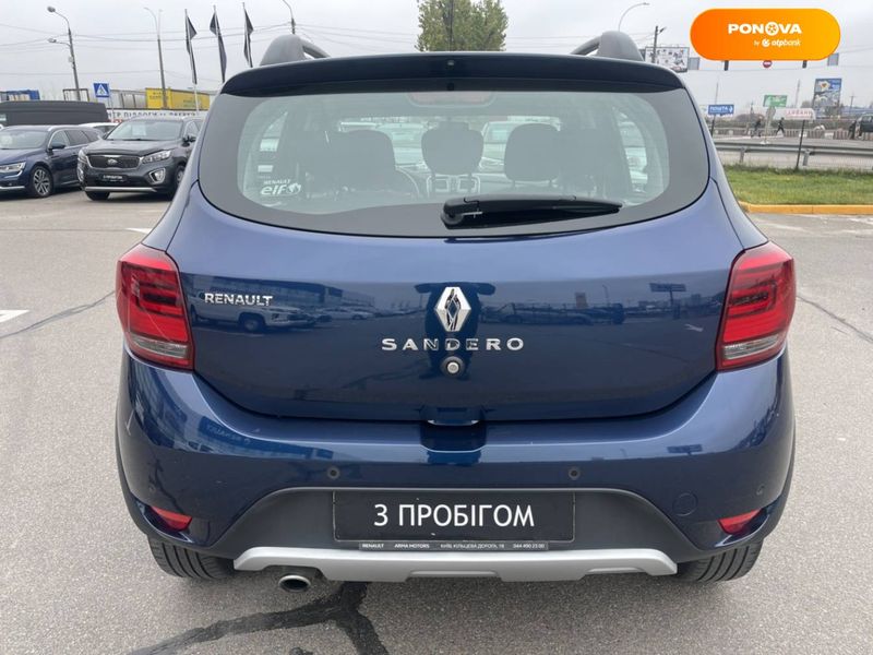 Renault Sandero StepWay, 2019, Бензин, 0.9 л., 61 тыс. км, Хетчбек, Синий, Киев 11244 фото