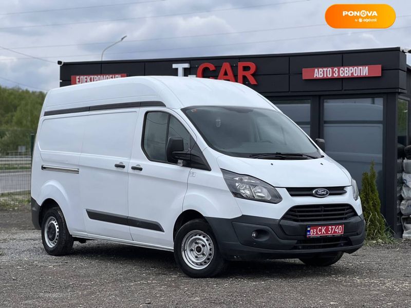 Ford Transit Custom, 2017, Дизель, 2.2 л., 258 тис. км, Вантажний фургон, Білий, Тернопіль 41115 фото