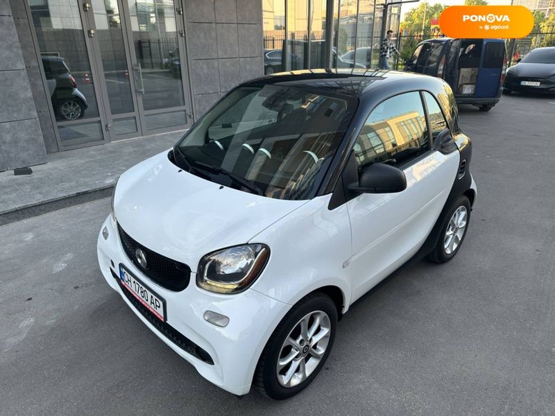 Smart Fortwo, 2015, Бензин, 1 л., 57 тыс. км, Купе, Белый, Киев Cars-Pr-64200 фото