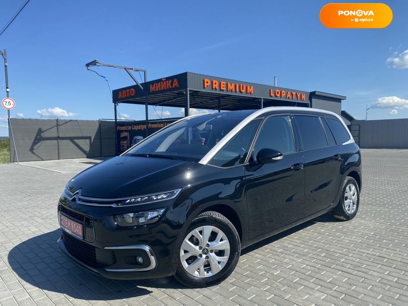 Citroen C4 Picasso, 2018, Дизель, 1.6 л., 173 тыс. км, Микровен, Чорный, Лопатин 111246 фото