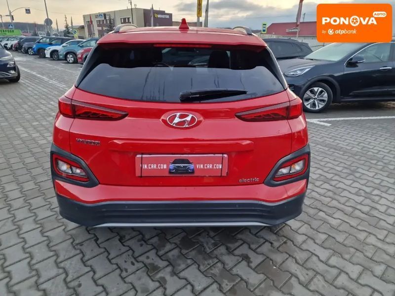 Hyundai Kona Electric, 2020 р., Електро, 104 тис. км, Позашляховик / Кросовер, Червоний, Вінниця AT-10407622 фото