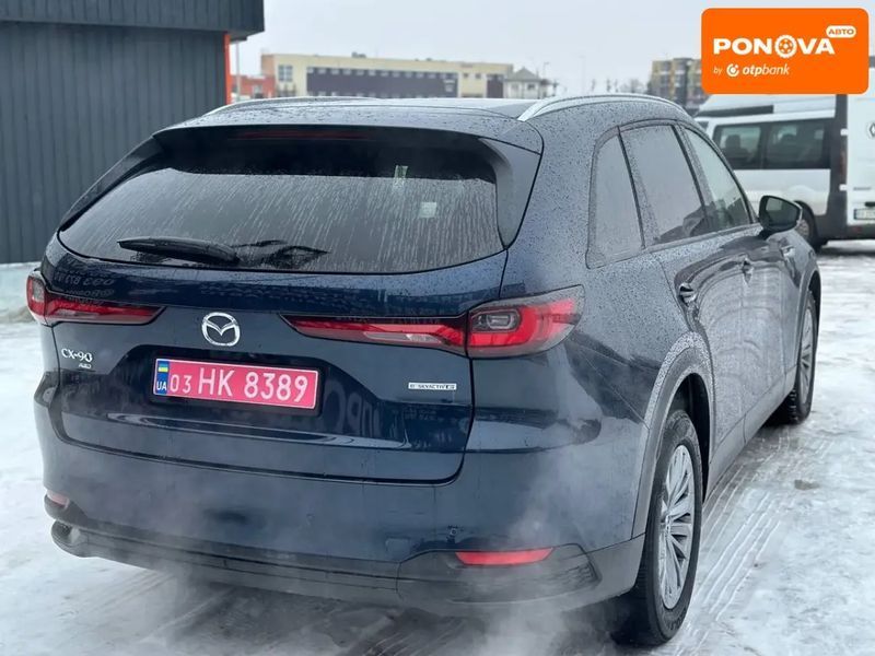 Mazda CX-90, 2024 р., Гібрид (MHEV), 1 тис. км, Позашляховик / Кросовер, Чорний, Вінниця AT-10410248 фото