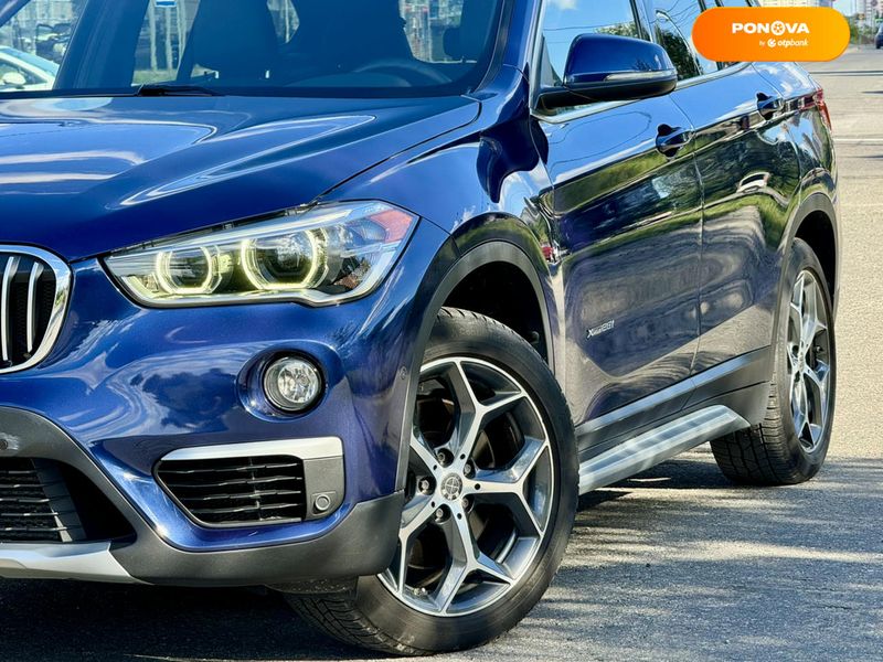 BMW X1, 2016, Бензин, 2 л., 130 тис. км, Позашляховик / Кросовер, Синій, Київ 111076 фото