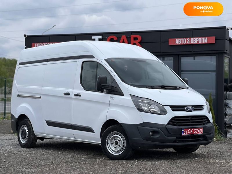 Ford Transit Custom, 2017, Дизель, 2.2 л., 258 тис. км, Вантажний фургон, Білий, Тернопіль 41115 фото