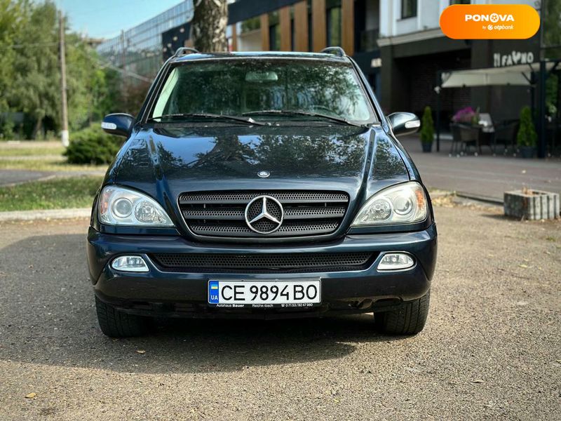 Mercedes-Benz M-Class, 2004, Дизель, 333 тис. км, Позашляховик / Кросовер, Чорний, Чернівці 110214 фото