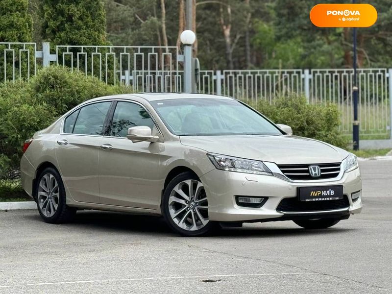 Honda Accord, 2013, Газ пропан-бутан / Бензин, 3.5 л., 188 тис. км, Седан, Бежевий, Київ 46411 фото