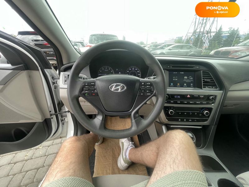 Hyundai Sonata, 2015, Бензин, 2.36 л., 138 тис. км, Седан, Білий, Львів 102787 фото