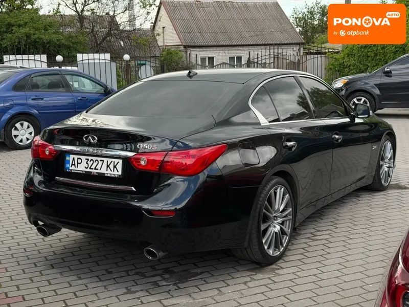 Infiniti Q50, 2017 р., Бензин, 102 тис. км, Седан, Чорний, Запоріжжя AT-10417858 фото
