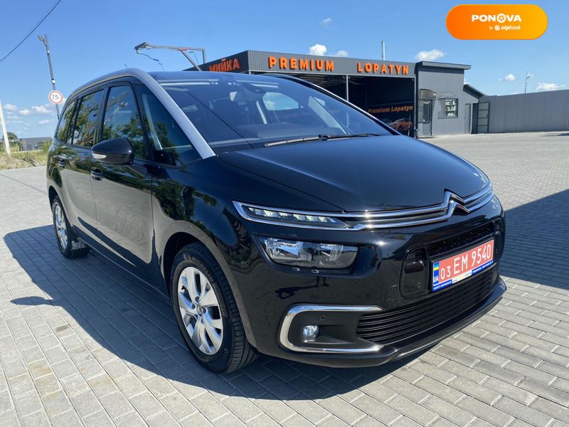 Citroen C4 Picasso, 2018, Дизель, 1.6 л., 173 тыс. км, Микровен, Чорный, Лопатин 111246 фото