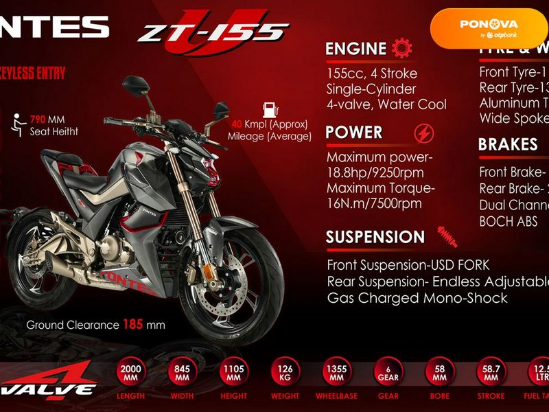 Новый Zontes ZT G155 U, 2023, Бензин, 155 см3, Мотоцикл, Киев new-moto-105147 фото