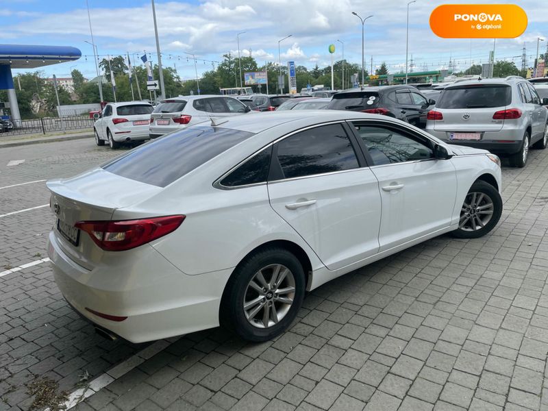 Hyundai Sonata, 2015, Бензин, 2.36 л., 138 тис. км, Седан, Білий, Львів 102787 фото