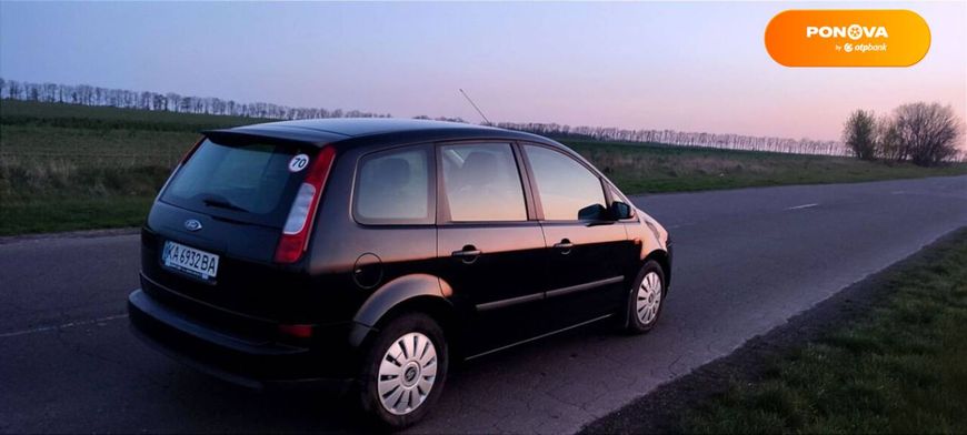 Ford Focus C-Max, 2005, Газ пропан-бутан / Бензин, 1.8 л., 331 тис. км, Мікровен, Чорний, Київ Cars-Pr-63969 фото