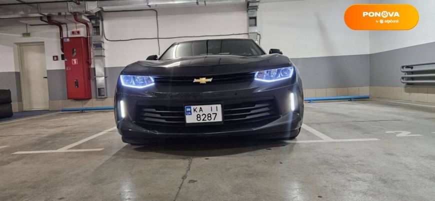 Chevrolet Camaro, 2017, Бензин, 2 л., 53 тыс. км, Купе, Серый, Киев Cars-Pr-61997 фото