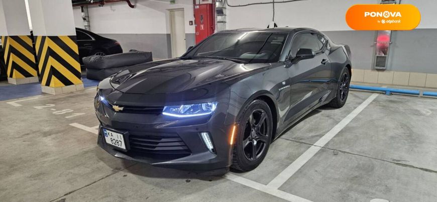 Chevrolet Camaro, 2017, Бензин, 2 л., 53 тыс. км, Купе, Серый, Киев Cars-Pr-61997 фото