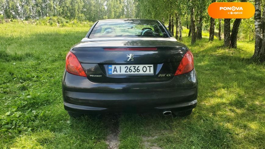 Peugeot 207, 2008, Бензин, 1.6 л., 175 тыс. км, Кабриолет, Чорный, Костопіль Cars-Pr-61659 фото