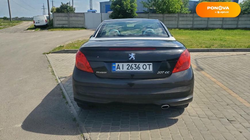 Peugeot 207, 2008, Бензин, 1.6 л., 175 тыс. км, Кабриолет, Чорный, Костопіль Cars-Pr-61659 фото