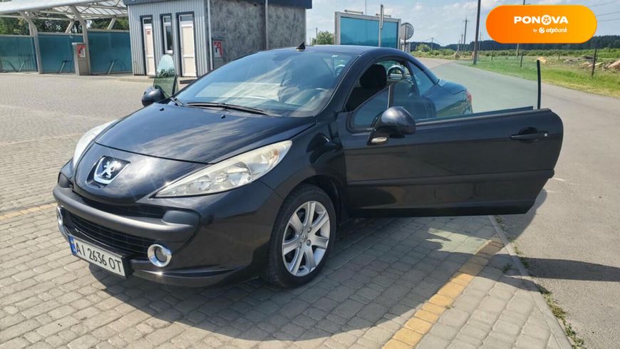 Peugeot 207, 2008, Бензин, 1.6 л., 175 тыс. км, Кабриолет, Чорный, Костопіль Cars-Pr-61659 фото