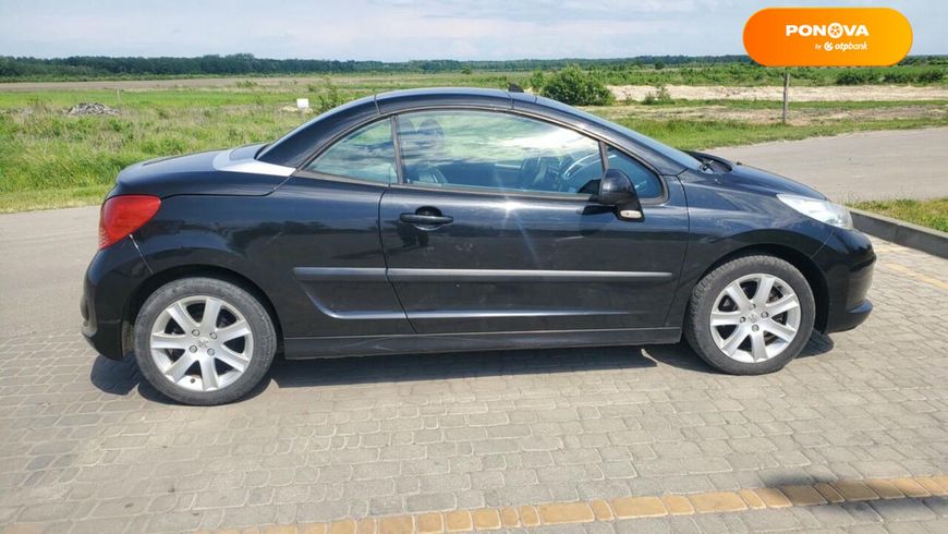 Peugeot 207, 2008, Бензин, 1.6 л., 175 тыс. км, Кабриолет, Чорный, Костопіль Cars-Pr-61659 фото