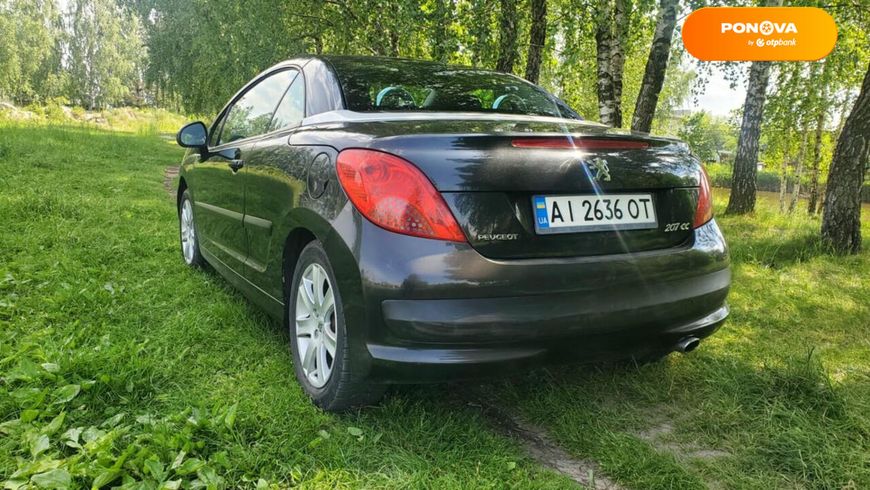 Peugeot 207, 2008, Бензин, 1.6 л., 175 тыс. км, Кабриолет, Чорный, Костопіль Cars-Pr-61659 фото