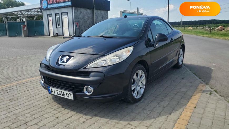 Peugeot 207, 2008, Бензин, 1.6 л., 175 тыс. км, Кабриолет, Чорный, Костопіль Cars-Pr-61659 фото