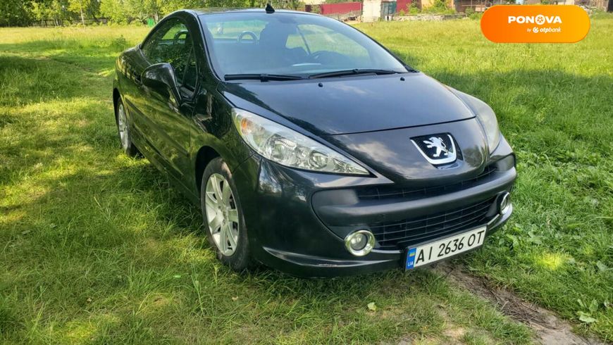 Peugeot 207, 2008, Бензин, 1.6 л., 175 тыс. км, Кабриолет, Чорный, Костопіль Cars-Pr-61659 фото