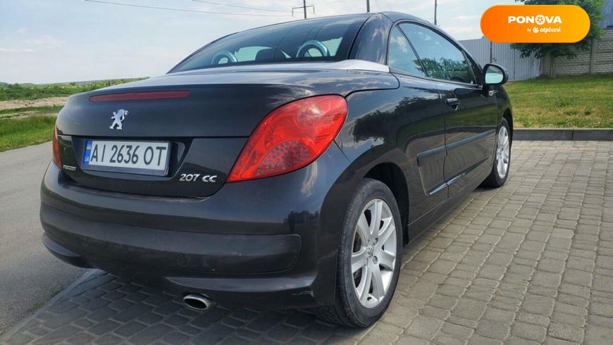 Peugeot 207, 2008, Бензин, 1.6 л., 175 тыс. км, Кабриолет, Чорный, Костопіль Cars-Pr-61659 фото