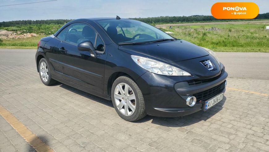 Peugeot 207, 2008, Бензин, 1.6 л., 175 тыс. км, Кабриолет, Чорный, Костопіль Cars-Pr-61659 фото