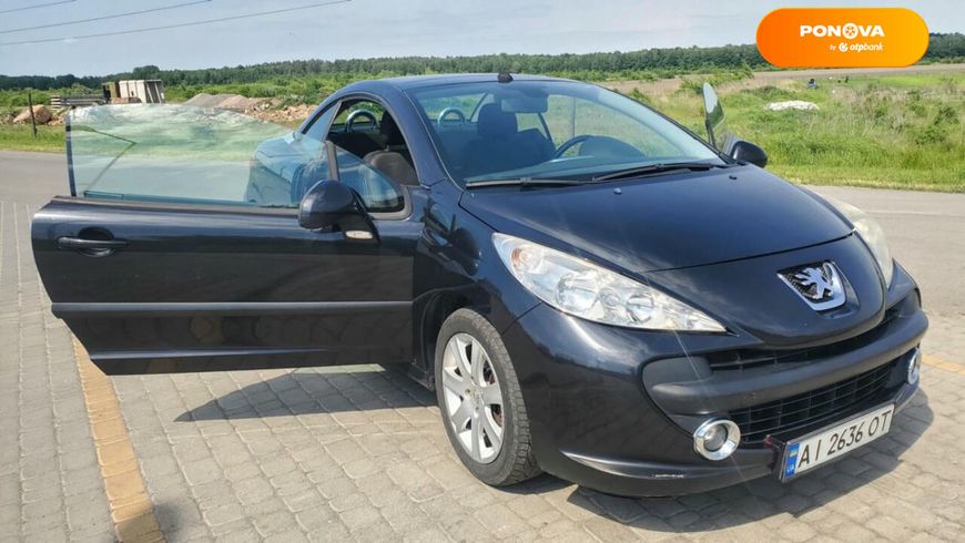 Peugeot 207, 2008, Бензин, 1.6 л., 175 тыс. км, Кабриолет, Чорный, Костопіль Cars-Pr-61659 фото