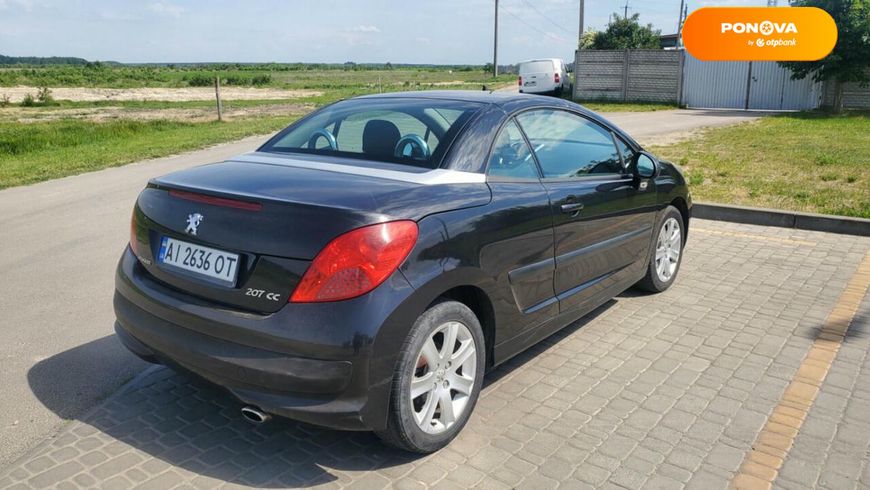 Peugeot 207, 2008, Бензин, 1.6 л., 175 тыс. км, Кабриолет, Чорный, Костопіль Cars-Pr-61659 фото