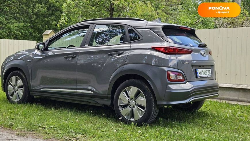 Hyundai Kona, 2020, Електро, 47 тис. км, Позашляховик / Кросовер, Сірий, Київ Cars-Pr-65318 фото