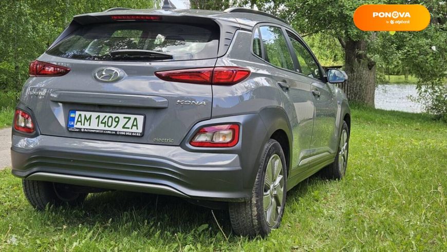 Hyundai Kona, 2020, Електро, 47 тис. км, Позашляховик / Кросовер, Сірий, Київ Cars-Pr-65318 фото