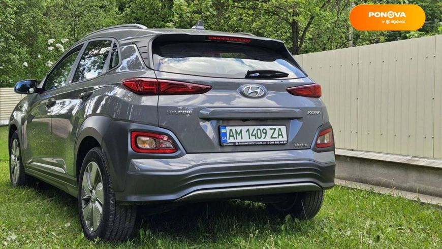 Hyundai Kona, 2020, Електро, 47 тис. км, Позашляховик / Кросовер, Сірий, Київ Cars-Pr-65318 фото