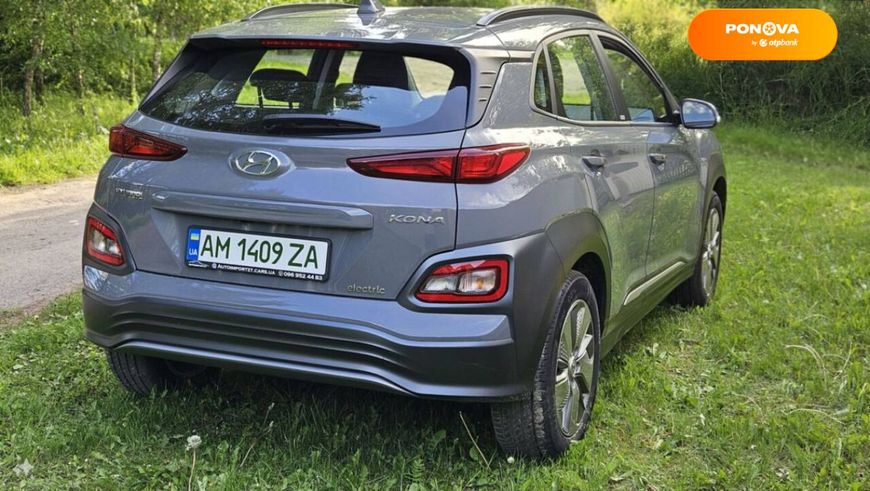 Hyundai Kona, 2020, Електро, 47 тис. км, Позашляховик / Кросовер, Сірий, Київ Cars-Pr-65318 фото