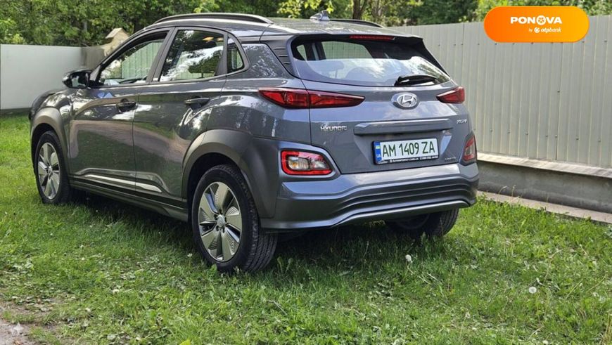 Hyundai Kona, 2020, Електро, 47 тис. км, Позашляховик / Кросовер, Сірий, Київ Cars-Pr-65318 фото