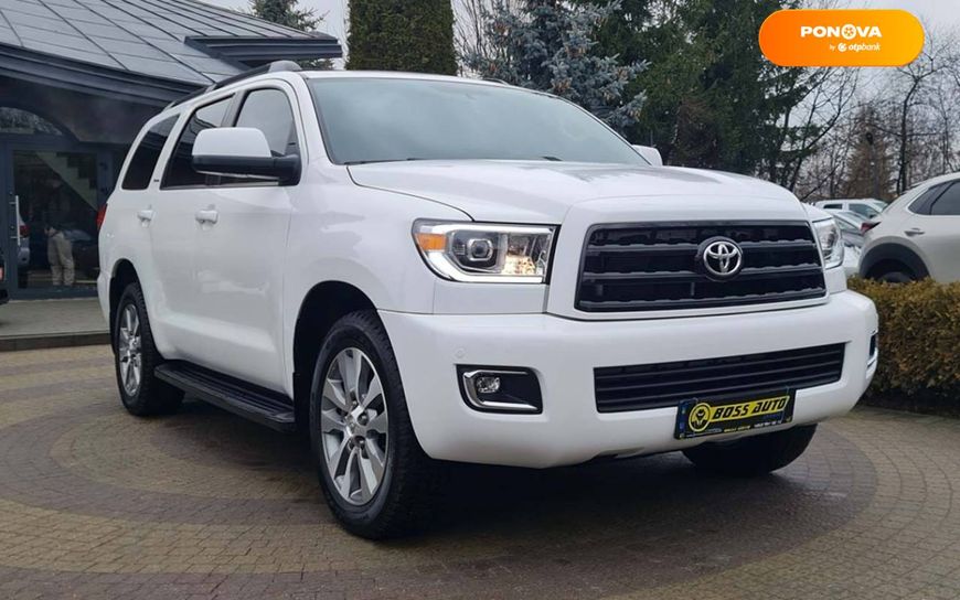 Toyota Sequoia, 2017, Бензин, 5.7 л., 163 тис. км, Позашляховик / Кросовер, Білий, Львів 42096 фото