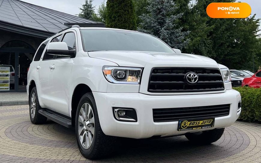 Toyota Sequoia, 2017, Бензин, 5.7 л., 163 тис. км, Позашляховик / Кросовер, Білий, Львів 42096 фото