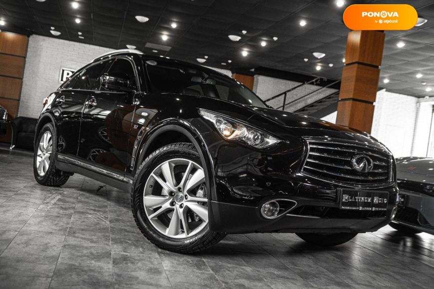 Infiniti QX70, 2014, Бензин, 3.7 л., 82 тыс. км, Внедорожник / Кроссовер, Чорный, Одесса 47581 фото