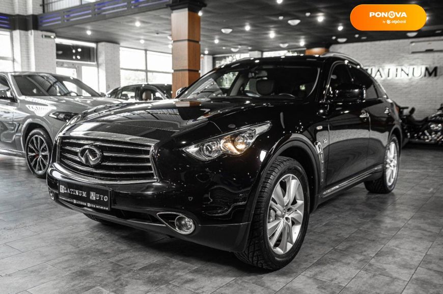 Infiniti QX70, 2014, Бензин, 3.7 л., 82 тыс. км, Внедорожник / Кроссовер, Чорный, Одесса 47581 фото