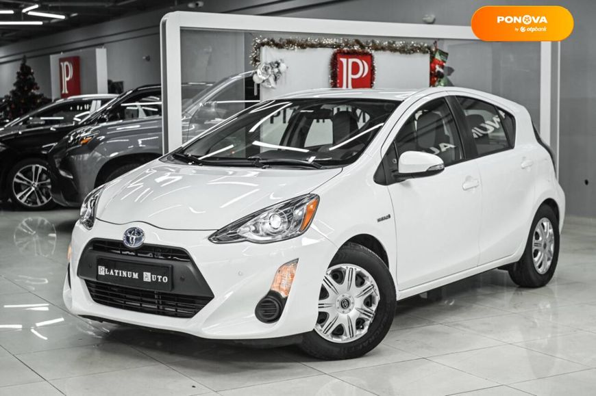 Toyota Prius C, 2015, Гибрид (HEV), 1.5 л., 166 тыс. км, Хетчбек, Белый, Одесса 9964 фото