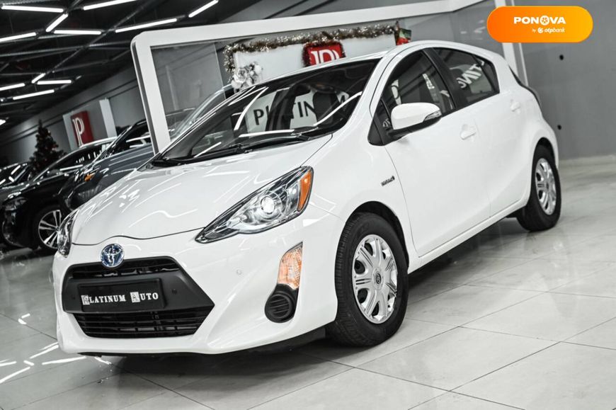 Toyota Prius C, 2015, Гибрид (HEV), 1.5 л., 166 тыс. км, Хетчбек, Белый, Одесса 9964 фото