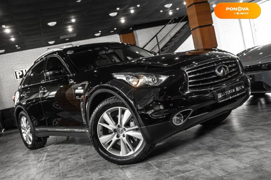 Infiniti QX70, 2014, Бензин, 3.7 л., 82 тыс. км, Внедорожник / Кроссовер, Чорный, Одесса 47581 фото