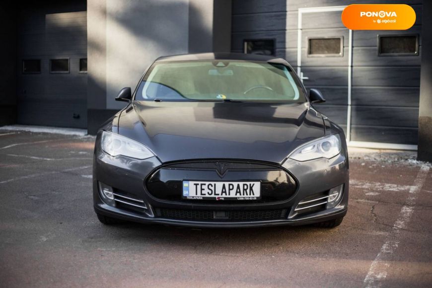 Tesla Model S, 2014, Електро, 158 тис. км, Ліфтбек, Сірий, Київ 101639 фото