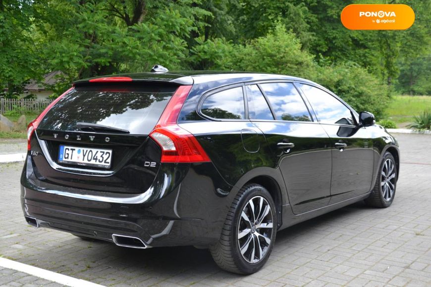 Volvo V60, 2017, Дизель, 2 л., 255 тис. км, Універсал, Чорний, Дрогобич Cars-Pr-55370 фото