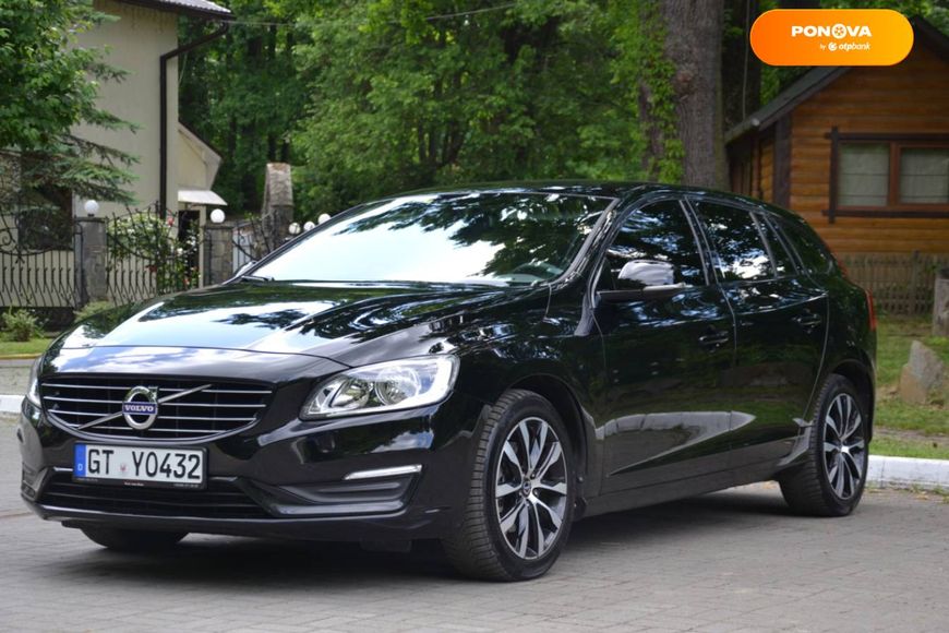 Volvo V60, 2017, Дизель, 2 л., 255 тис. км, Універсал, Чорний, Дрогобич Cars-Pr-55370 фото