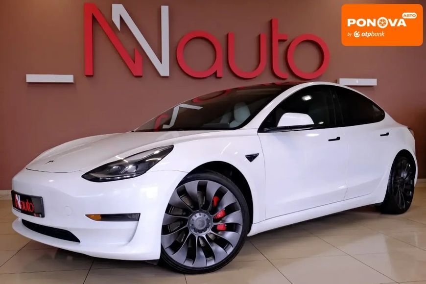 Tesla Model 3, 2022 р., Електро, 60 тис. км, Седан, Білий, Одеса AT-10408778 фото