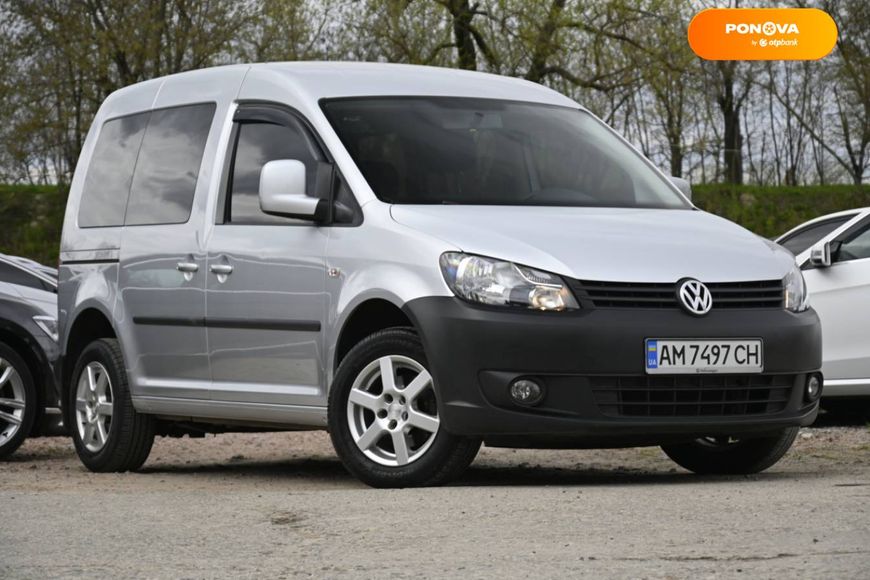 Volkswagen Caddy, 2012, Дизель, 1.6 л., 217 тис. км, Мінівен, Сірий, Бердичів 44903 фото